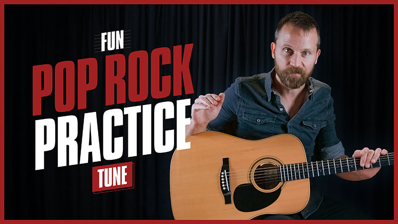 Pop Rock Practice Tune Guitar Tricks Online Guitar Lessons
