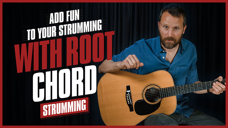 Root Chord Strumming Guitar Tricks Online Guitar Lessons